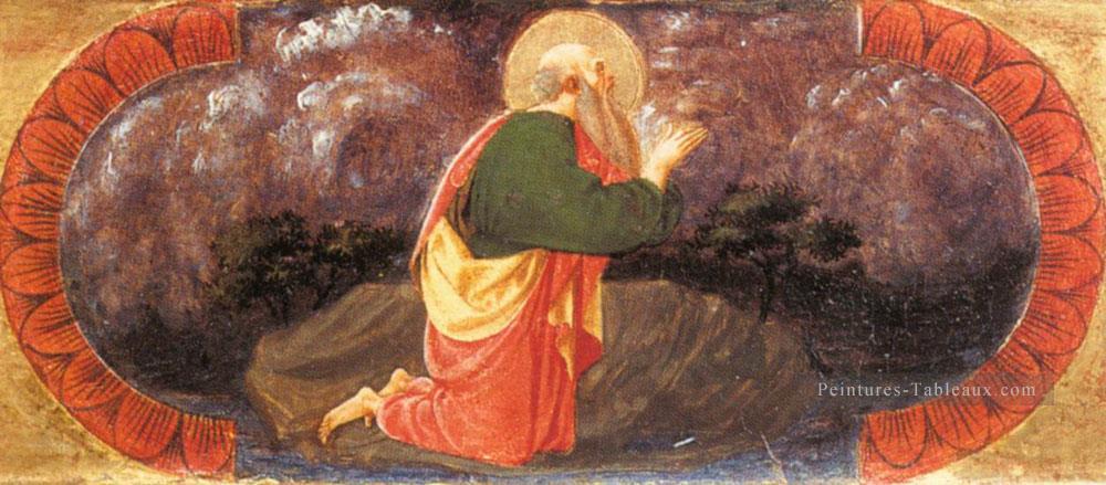 Sts John On Patmos début de la Renaissance Paolo Uccello Peintures à l'huile